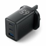 Vention Charger Wall GaN 65W 2xUSBC 1xUSBA Black FERB0-UK