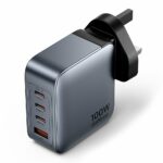 Vention Charger Wall GaN 100W 3xUSBC 1xUSBA Grey FETH0-UK
