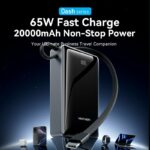 Vention Powerbank 20000mAh 65W+Built-in USBC FKDM0 - Image 4