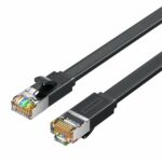 Vention NETWORK Cable CAT7 Flat 10.0m Black ICGBL