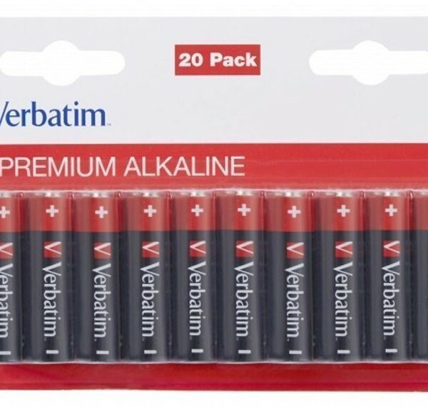 Verbatim Alkaline AA 20pcs Batteries