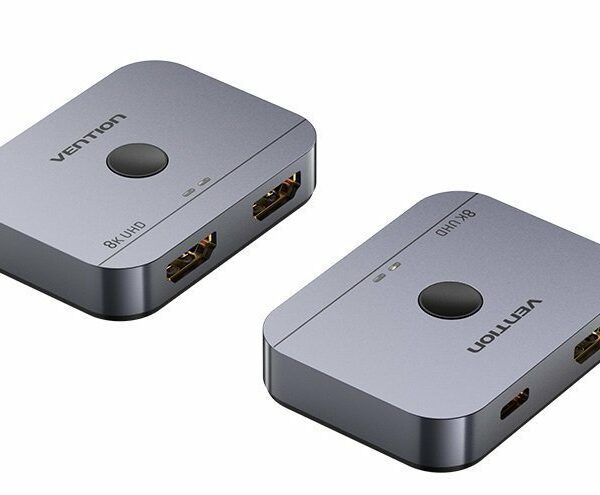 Vention HDMI Switch 2-Port 8K 2.1 Bi-Directional Metal AKPH0