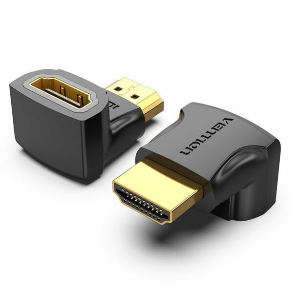 Vention HDMI Adaptor Male to Female 90 Degree RA AIOB0