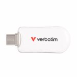Verbatim USB Drive 3.2 PLECTRA USB-C 256GB White - Image 2