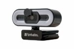 Verbatim Webcam Full HD Autofocus with Microphone & Light AWC-02 - Image 2