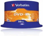 Verbatim DVD-R 4.7GB 16X 50-Pack Spindle Matt Silver 43548 - Image 2