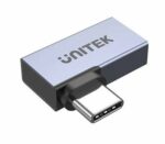 Unitek UCA USB-C 4.0 Male to Female Adaptor 90degrees (Side) A1040GY - Image 2