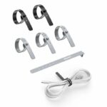 Unitek Cable Organizer Silicone FlexiTies 5pk (2xBlack 3xGrey) 135x10mm OT1095A - Image 2