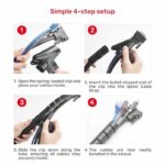 Unitek Cable Organizer Spiral Wrap with Clamp 25 mm 5.0m OT1102ABK-5M - Image 2