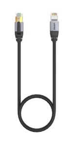 Unitek Network Patch Cable CAT8 Black 20.0m C18149A-20M - Image 2