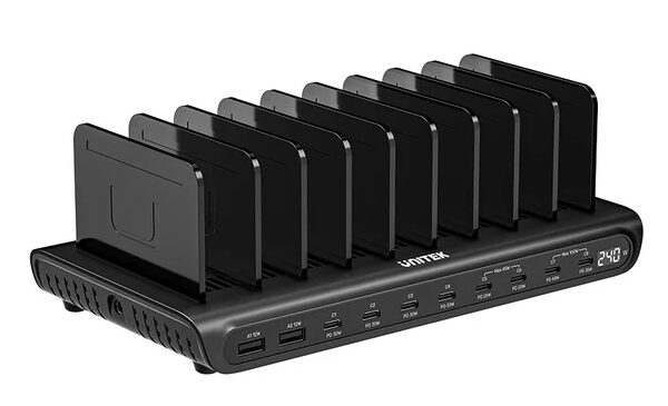Unitek Charge Station 240W 10-Port 8xUSB-C + 2xUSB-A P1230CBK01-UK