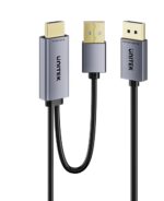 Unitek HDMI to DisplayPort Cable 4K60Hz 1.8m with USB Power Cable V1714 - Image 2