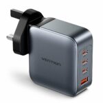 Vention Charger Wall GaN 100W 3xUSBC 1xUSBA Grey FETH0-UK - Image 2