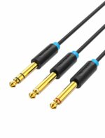 Vention AUDIO 6.3mm M to 2×6.3mm M TRS Cable 3.0m BATBI