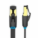Vention NETWORK Cable CAT8 SFTP Flat 1.0m Black IKCBF - Image 2