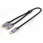 Vention AUDIO CONVERTER USB-C to 2RCA Female Cable 0.5m BGVHD
