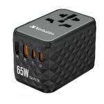 Verbatim Charger Travel Adapter World to World GAN III 65W 2xC 2xA UTA-05