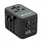 Verbatim Charger Travel Adapter World to World GAN III 65W 2xC 2xA UTA-05 - Image 3