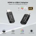 Unitek HDMI Female to USB-C Male Adaptor 4K V1187B - Image 3