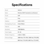 Vention HDMI Wireless Transmitter to 2x Receivers Kit 1080p ADPH0-2 - Image 3