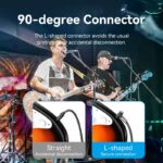 Vention AUDIO 6.3mm M to 6.3mm M Right Angle Braided-Metal 3.0m BKEHI - Image 4