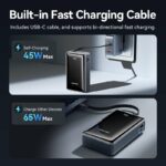 Vention Powerbank 20000mAh 65W+Built-in USBC FKDM0 - Image 6