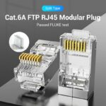 Vention NETWORK Connectors CAT6A FTP Modular Plug IDFR0-50 (50-Pack) - Image 2