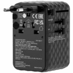 Verbatim Charger Travel Adapter 100W 2xC 2xA 1xRetractable USB-C Black - Image 4
