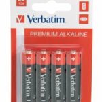 Verbatim Alkaline AA 8pcs Batteries