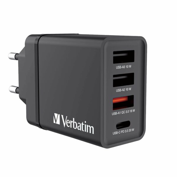 Verbatim Charger Wall 35W GaN 1xUSBC 1xUSBA GNC-35