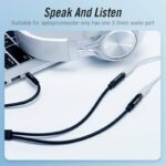 Vention AUDIO 3.5mm M to 2×3.5mm F Splitter Cable 0.3m BBVBY - Image 2