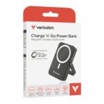 Verbatim Powerbank Wireless Magnetic 10000 with Stand Black 32264 - Image 4