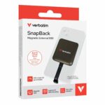 Verbatim SSD SnapBack 512GB MagSafe 4K Apple ProRes Mocha Metallic - Image 4