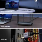 Unitek Network Patch Cable CAT8 Black 8.0m C18149A-8M - Image 2