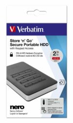 Verbatim HDD External STORE’N’GO 2.5” USB3.1 Keypad 2TB Black - Image 4