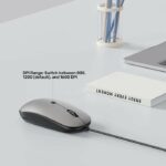 Unitek Mouse Wired USB-A SlimTrack T060 Space Grey - Image 5