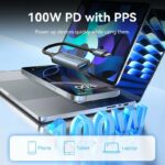 Vention Converter USB-C M to USB-A F & 100W PD CCBHB - Image 4