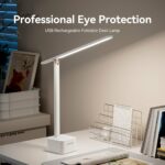 Vention USB Rechargeable Aluminium Foldable Desk Lamp White PDBW0 - Image 5
