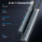 Vention HUB USB-C 1xUSB-C 3.2/2xUSB3.0/HDMI 4K60Hz/Gb/PD TGNHB - Image 5