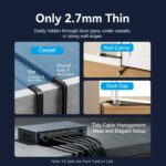 Vention NETWORK Cable CAT7 Flat 1.5m Black ICGBG - Image 5