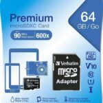 Verbatim Micro SD Card+Adapter Class10 U1 64GB