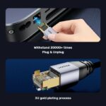 Unitek Network Patch Cable CAT8 Black 10.0m C18149A-10M - Image 6