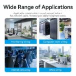 Vention NETWORK Tool Coaxial Cable Stripper KEBY0 Yellow - Image 6