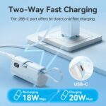 Vention Powerbank 4800mAh 22.5W Foldable Lightning Black FHRB0 - Image 6