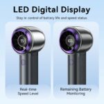 Vention Fan Portable & Adjustable High-Speed with Display PBBV0 - Image 6