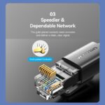 Vention NETWORK Cable CAT6 UTP 20.0m Black IBRBQ - Image 6