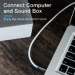 Vention AUDIO 3.5mm to 2RCA M-M Cable Metal 1.0m BCFBF - Image 3