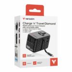 Verbatim Charger Travel Adapter 100W 2xC 2xA 1xRetractable USB-C Black - Image 7