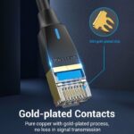 Vention NETWORK Cable CAT8 SFTP Slim 1.5m Black IKIBG - Image 6