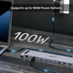 Unitek USB-C Hub Docking Station & 2-Port KVM 10Gbps Triple Display D1106A - Image 6